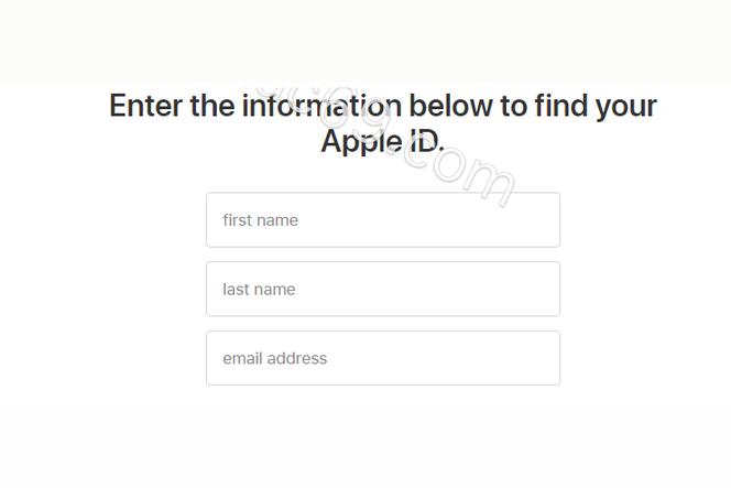 apple id密码找回步骤？