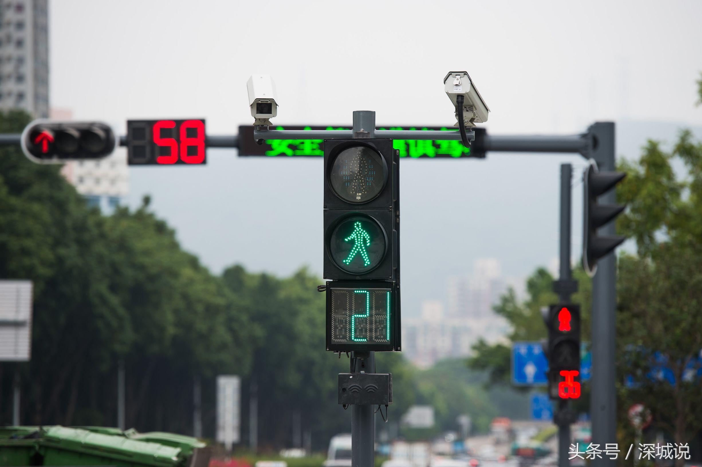 马路红绿灯图片大全人行红绿灯基础要多大