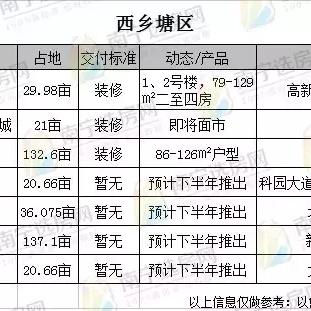 南宁金科地产有几个项目？