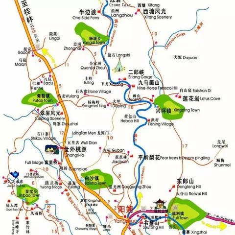 桂林市七个区县有哪些村