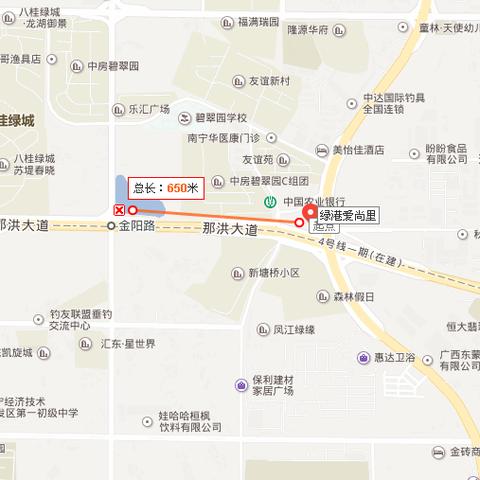 南宁市金阳路怎么走
