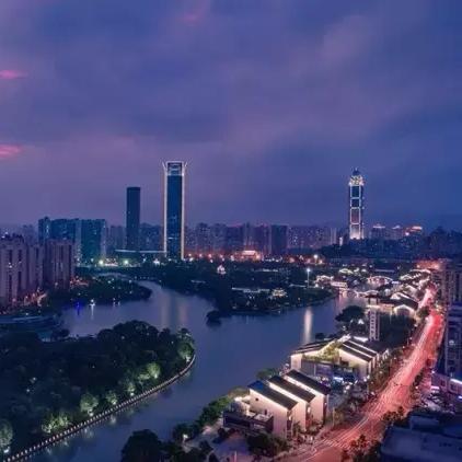 温州市马路夜景哪里好玩