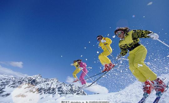 体育素材滑雪极限挑战滑雪挑战滑雪运动文化艺术体育运动