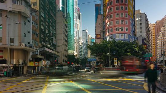 香港城市交通延时4k_3840x2160_高清视频素材下载(:)