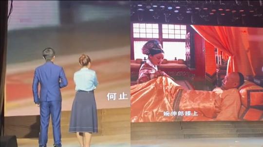 【川影学生神配音《甄嬛传》，配合默契语气到位，网友直呼:这是原声吧】5月27日四川成都，一名女学生发布了一段学生配音《甄嬛传》的视频。在四川电影电视学院金牛校区，一男一女两名同学正在台上，给电视剧《