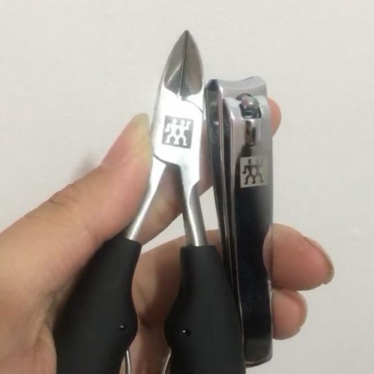 德国进口双立人甲沟指甲钳买一送一不锈钢指甲刀套装两把