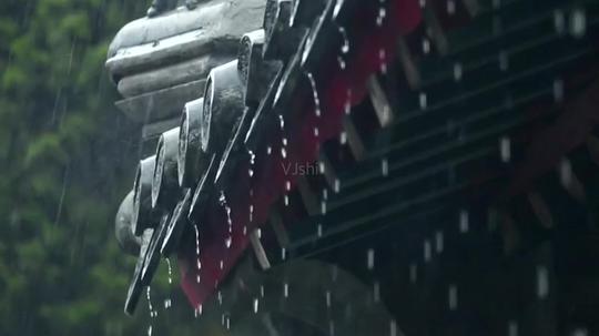 下雨,屋檐滴水视频素材_1280x720_高清视频素材下载