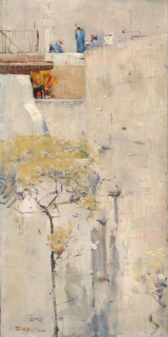 亚瑟斯切特高清油画图片画芯素材风景油画无框画装饰