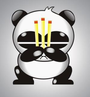熊猫烧香表情包 一路好走