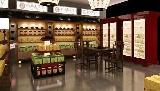 创业指南开店指南店铺装修《卖茶叶店面装修效果图》正文