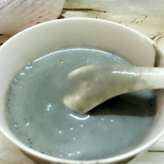 小如果丶做的豆浆机版黑芝麻米糊