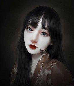 手绘抖音头像真人漫画定制照片转手绘卡通写实q版设计节日礼物女