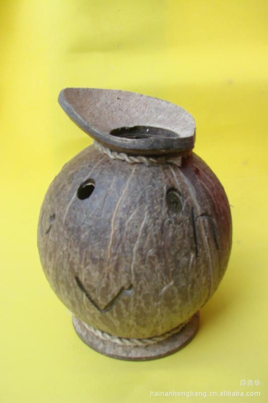 【椰子壳盒/椰子壳缸/椰子壳工艺品/椰雕工艺品】-生意地