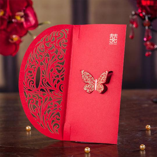 【婚派喜铺】{蝶之恋}中式创意红包烫金蝴蝶款式me