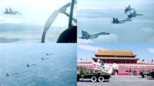 解放军空军演习歼十_1920x1080_高清视频素材下载(:)