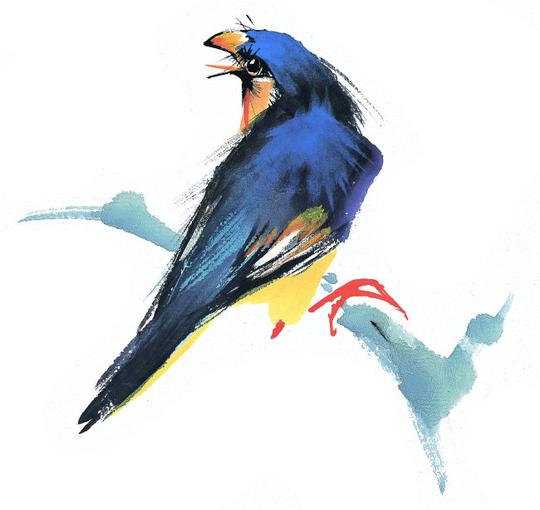 意境境界林中鸟中国水墨画素材中国风水墨画bbr010020画画像&lt;/strong&gt;