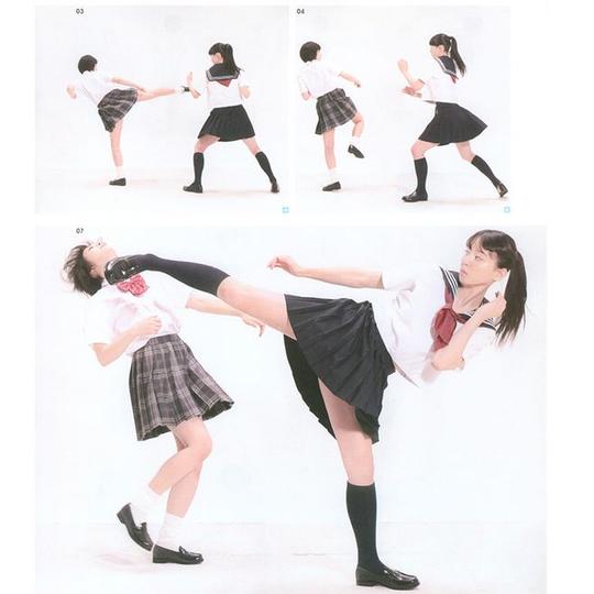 艺用人体女打斗格斗多角度动作姿态绘画速写写生参考素材-淘宝网