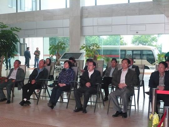 江西省景德镇市农业考察团考察昆明市石林台湾农民创业园