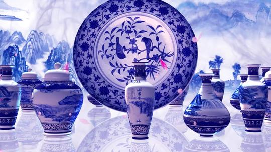 青花瓷配乐成品背景_1920x1080_高清视频素材下载(:)
