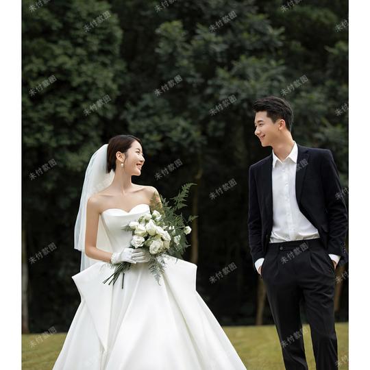2021影楼婚纱摄影情侣样照外景法式新潮唯美文艺放大客片样片1441