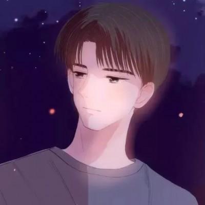 兮:动漫情侣头像。风吹四季，欣喜是你,卡通动漫