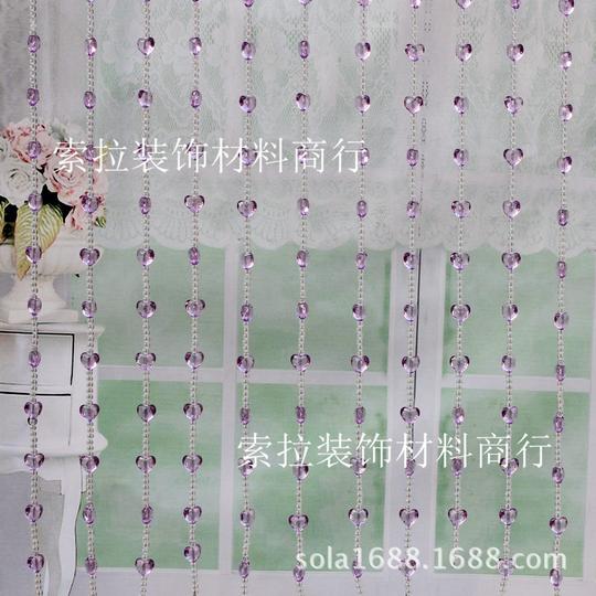 隔断装饰珠帘亚克力串珠门帘宾馆酒店门帘1米/条