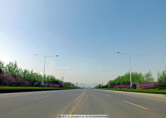 大路宽阔天空远方高速路图片素材摄影