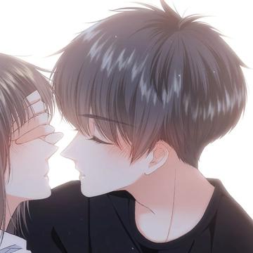 动漫害羞爱情情侣头像图片