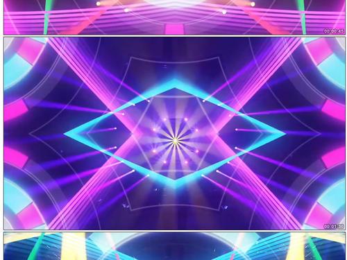 咚巴拉灯光秀dj舞曲背景视频素材模板_高清mp4格式.