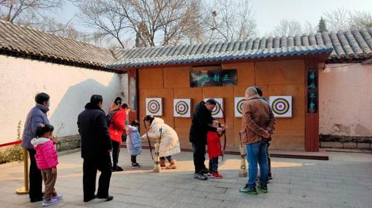 央媒点赞:济南新年礼射祈福闹市之中体验君子六艺