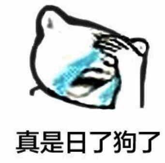 我真是日了狗了搞笑表情包