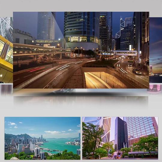 4k超清香港震撼延时拍摄视频素材模板免费下