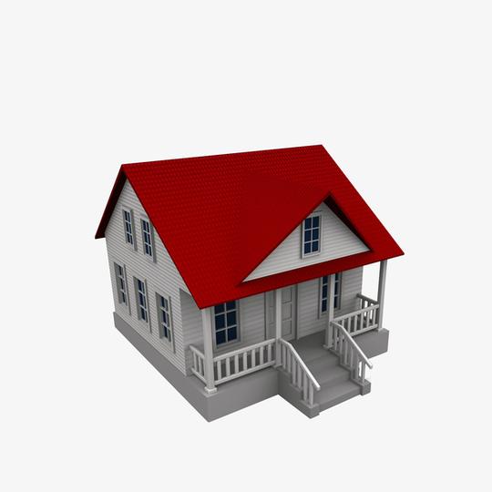 3d立体房子模型效果图素材