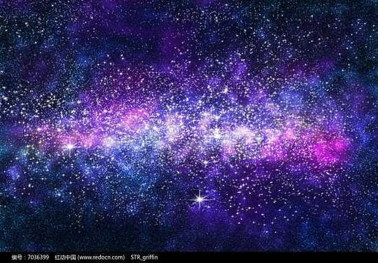 唯美星空夜色背景素材