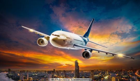 飞机唯美炫酷交通客机民航航空客运大飞机飞行器
