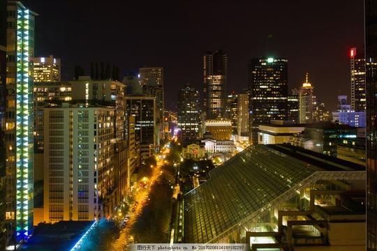 城市夜景城市夜景图片素材夜晚天空宁静船旅游风光灯光