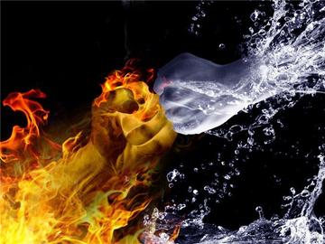 冰火两重天图片搞笑