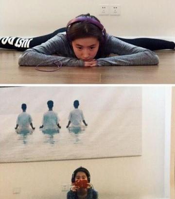 Chinajoy美女劈叉表情包