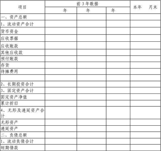 3工程担保项目调查报告(参考范本)