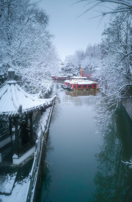 雪后扬州城