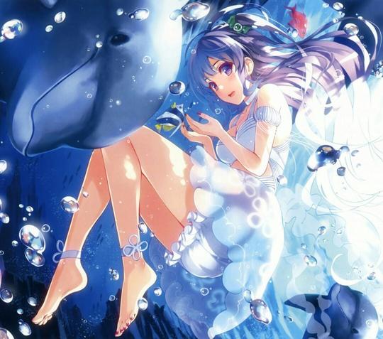 小清新动漫美少女二次元萌妹子萌萌哒女孩