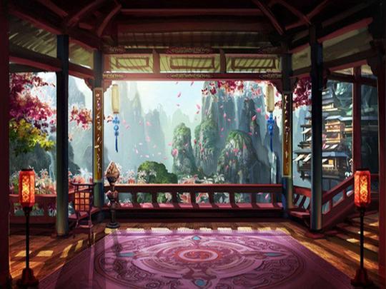 设计,家居,古风「潇梦璃月」.庭院.