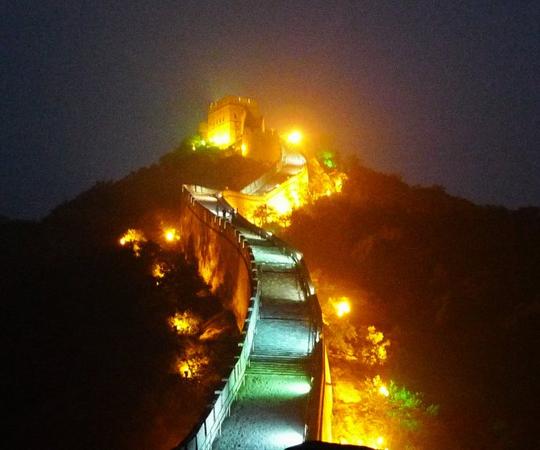 培训花絮风雨夜长城
