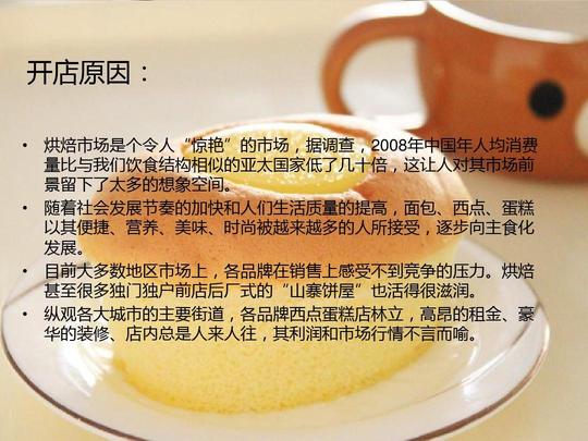 计划/解决方案商业计划蛋糕店创业计划ppt蛋糕店创业计划书