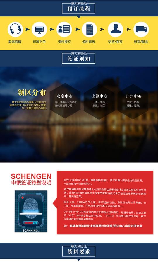 【广州送签】意大利申根签证/欧洲个人旅游/全国受理