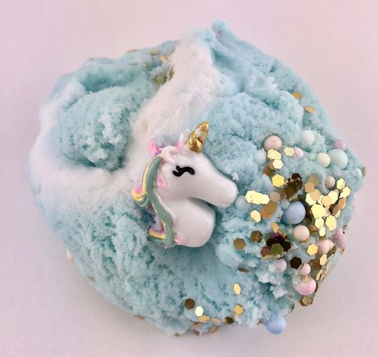 unicorncloudslime独角兽蚕丝云朵泥史莱姆爆款解压发泄玩具