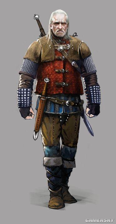 《巫师3:狂猎》更新概念图盖洛特红马甲新造型