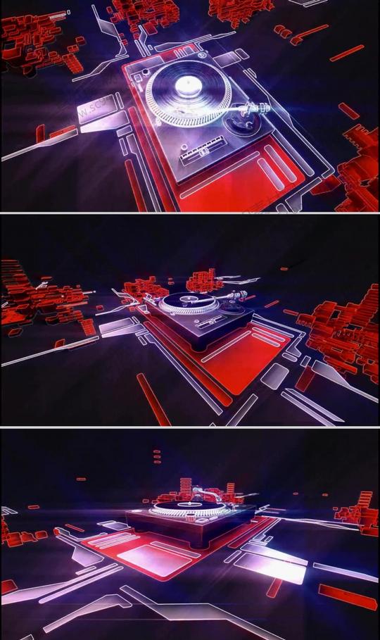 3d动感炫酷场景视频素材