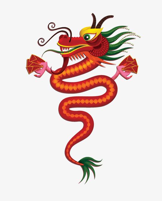 关键词:龙,中国风,红色中国风中国龙png图片,吉祥