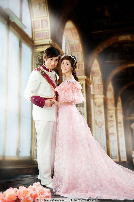 婚纱样片婚纱照图片素材下载时尚婚纱照图片